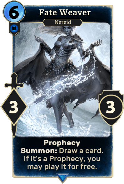 6 Fate Weaver - Elder Scrolls Legends The Houses Of Morrowind (409x663), Png Download