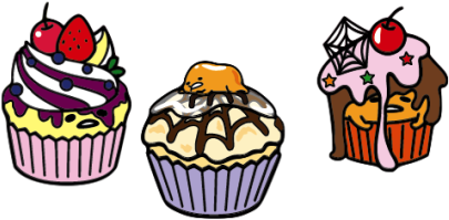 Cupcakes Png (500x267), Png Download