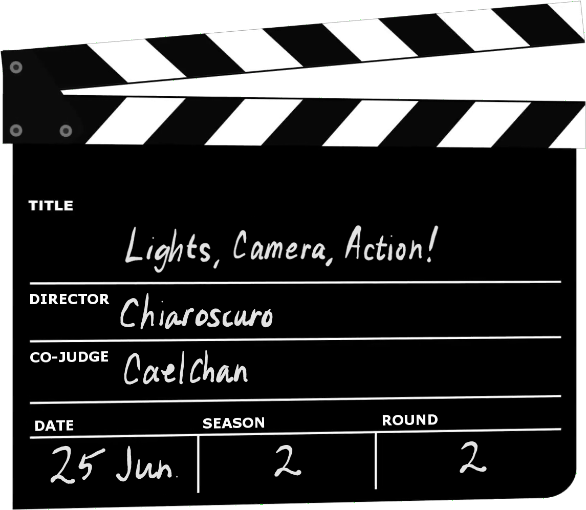 The Top Image Uses A Sort Of Double-exposure Technique - Movie Clapper Board Australia (1920x1080), Png Download