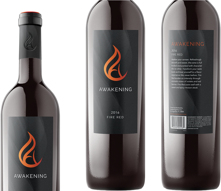 Awakening Wine - Wine Bottle (1136x811), Png Download