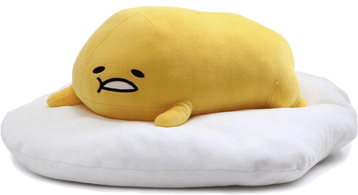 Gund Gudetama Signature Laying 18" - Lazy Egg (800x800), Png Download