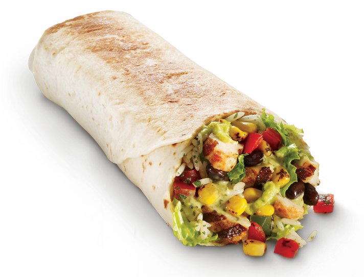 Burrito Png Image - Taco Bell Cantina Burrito (717x559), Png Download