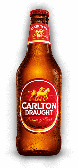 Carlton Draught Bottle 375ml - Carlton Draught Stubby (250x539), Png Download