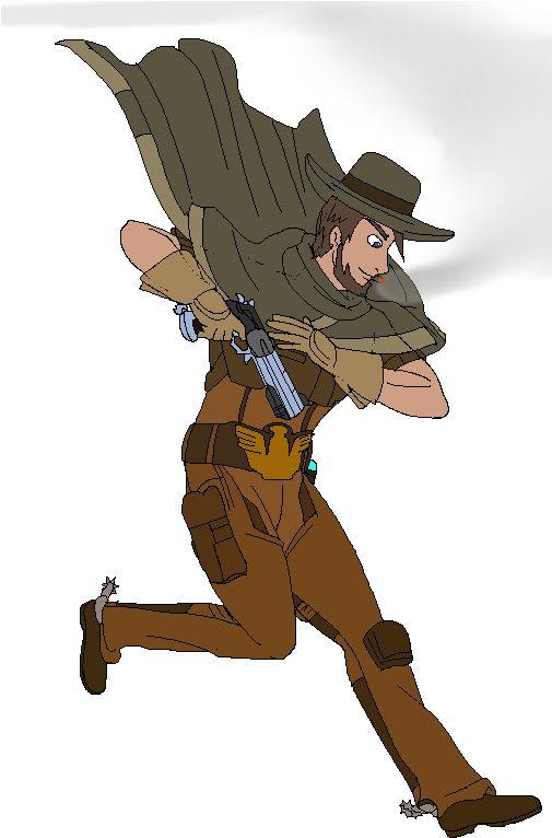 Blackwatch Mccree By Kaiju Borru Zetto On - Mccree Transparent (504x797), Png Download