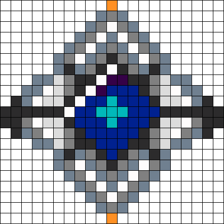 Destiny Ghost Perler Bead Pattern / Bead Sprite - Central City Brewing Co Ltd (442x442), Png Download