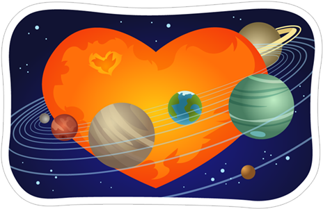 Pixel Heart Transparent Png Sticker - Graphic Design (490x317), Png Download