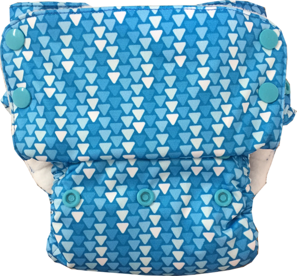 Fairy Lights Stay-dry Duet Diaper - Diaper (600x558), Png Download