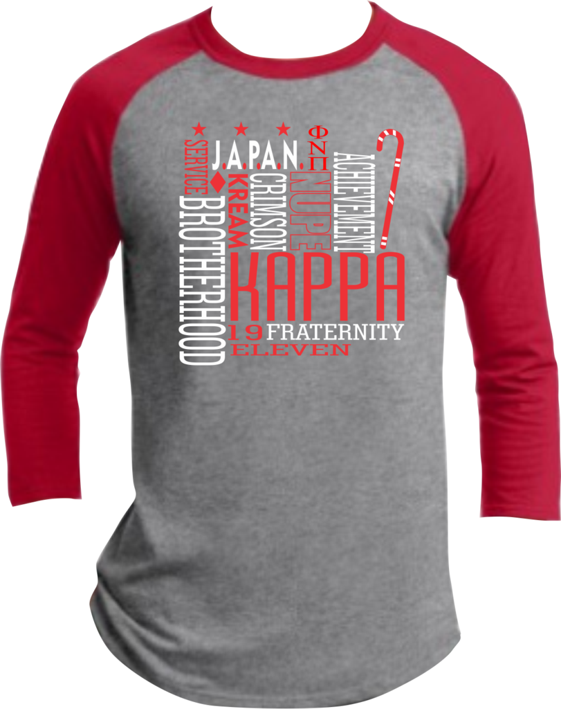 Kappa Pride Tee - Mens Raglan Breast Cancer Awareness Shirt Think Pink (380x480), Png Download