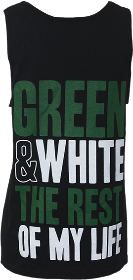 We Will Always Be Green And White - Active Tank (464x585), Png Download
