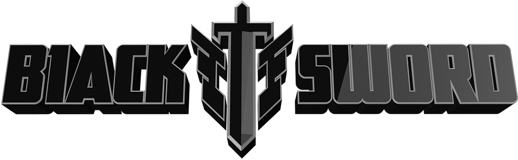 B1ack Sword - Graphic Design (1058x328), Png Download