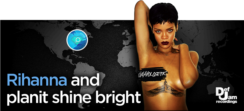 Rihanna - Def Jam Records (939x461), Png Download
