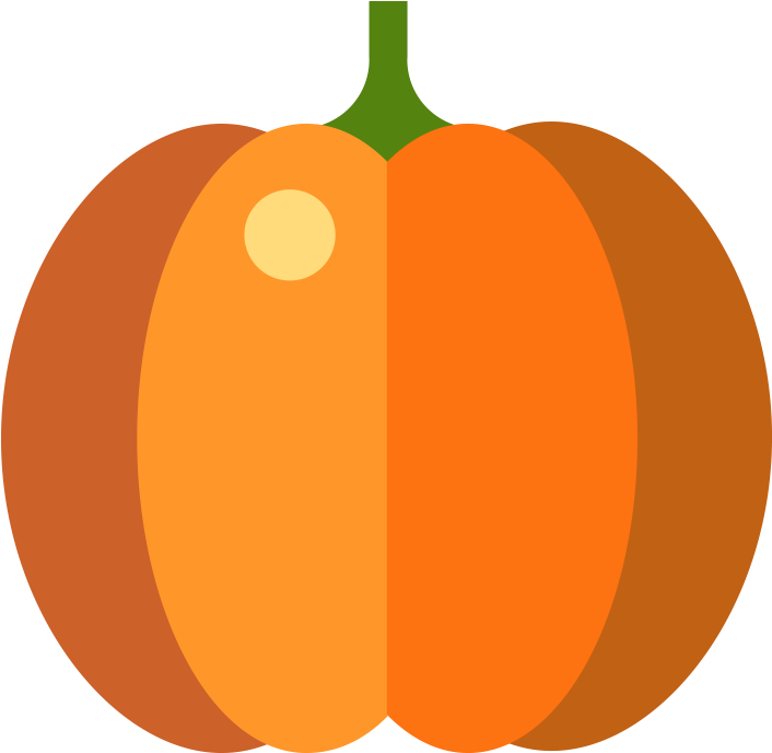 Calabaza Pumpkin Yellow Vegetable - Pumpkin (1000x1000), Png Download