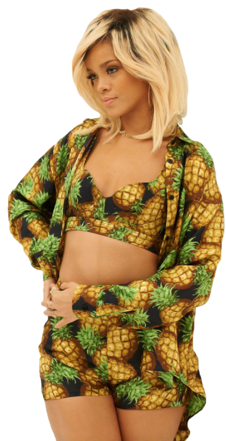Rihanna Png - Caribbean Style Clothing Rihanna (500x728), Png Download