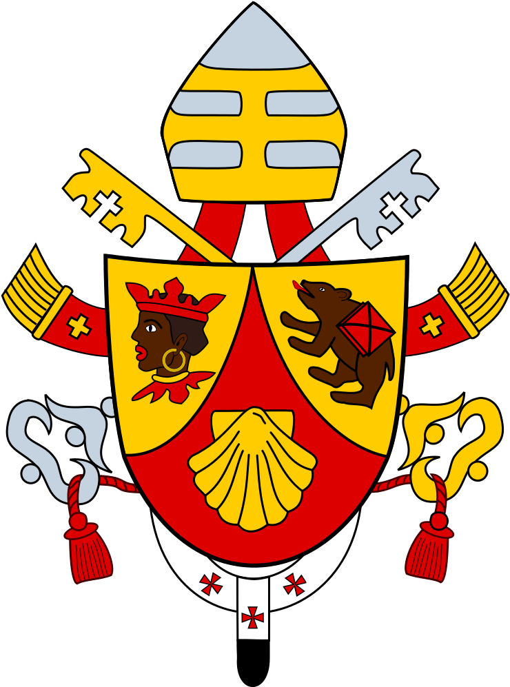 Vaticinia Nostradami Part Seven - Pope Coat Of Arms (450x600), Png Download