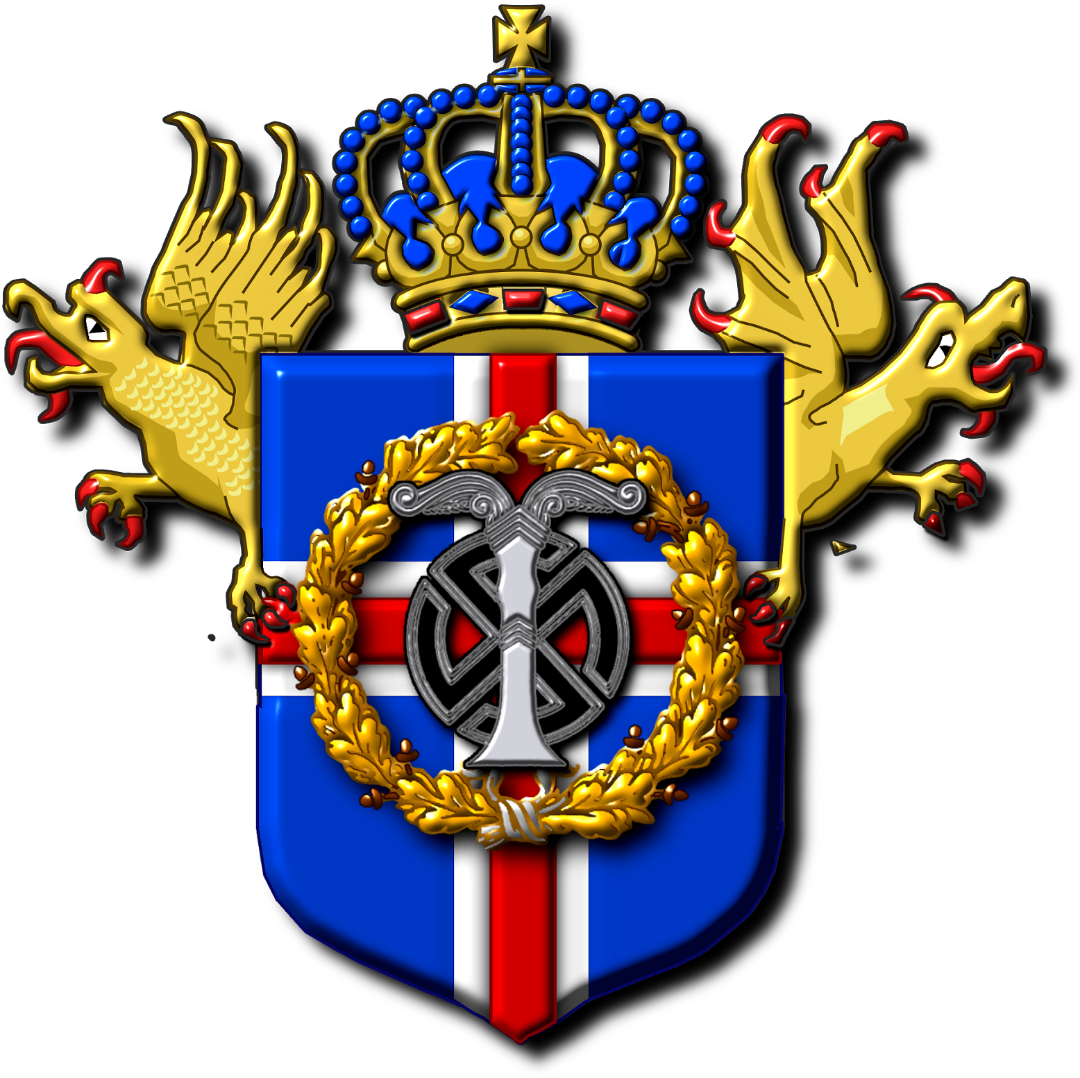 Iceland - Kingdom Of Iceland (1600x1600), Png Download