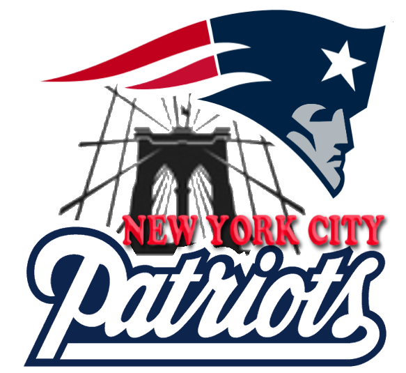 York City Patriots - New England Patriots Nfl Car Bumper Sticker Decal (597x630), Png Download