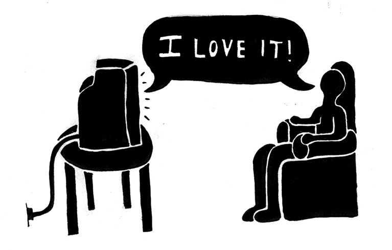 Both The Tv And The Viewer Exclaim, - Television (1000x500), Png Download