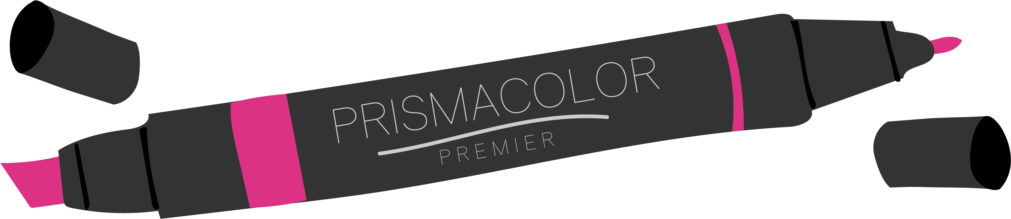 Prismacolor Art Markers - Transparent Prismacolor Markers (3705x825), Png Download