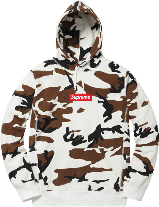 Supreme Box Logo Hooded Sweatshirt - Supreme Box Logo Cow Camo (800x800), Png Download