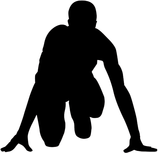 Runner Clipart - Sports Psychology (563x650), Png Download