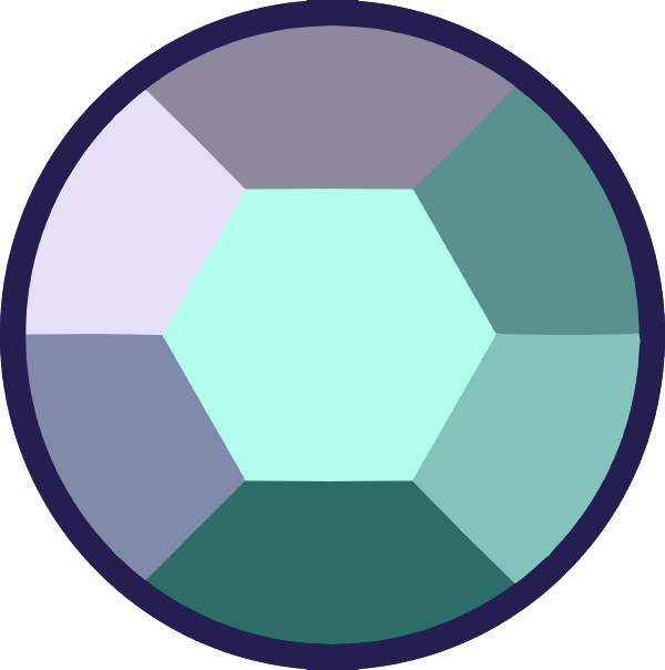 Vector Crystal Jem - La Gema De Amatista (600x604), Png Download