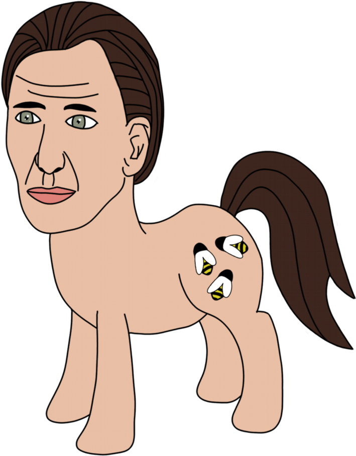 When Bronies And Nic Cage Fan Come Together, So Does - Nic Cage Fan Art (791x1009), Png Download