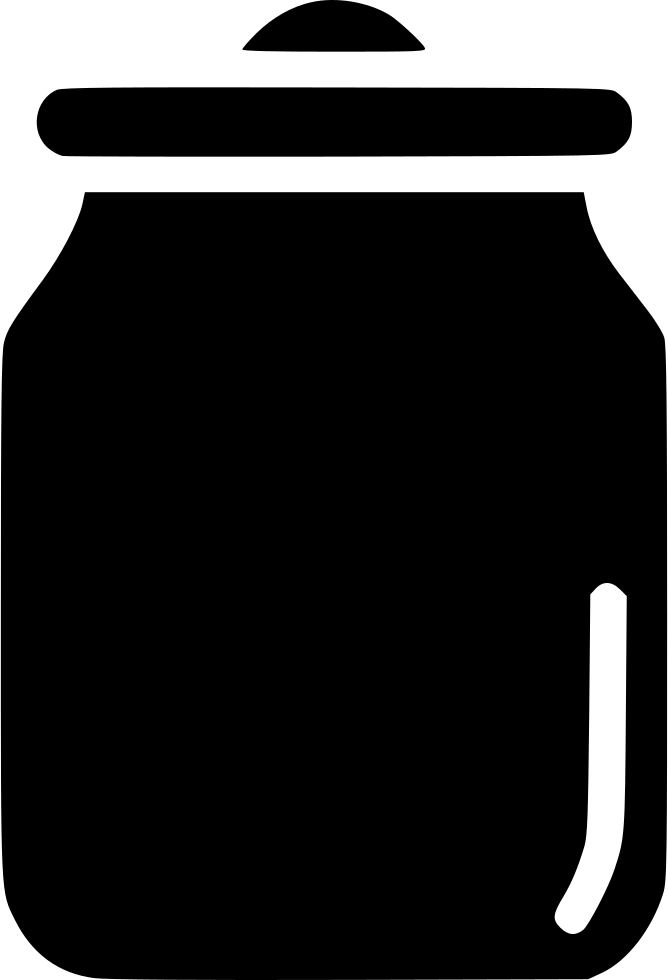 Can Jar Vessel Container Png Icon Free - Clip Art (668x980), Png Download