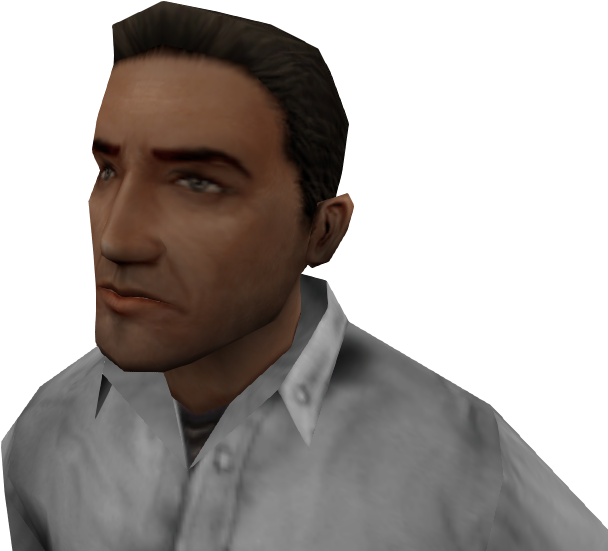 Npc Head5 Ds - Man (626x556), Png Download