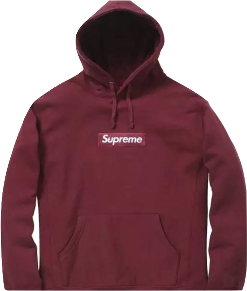 Supreme Box Logo Hooded Sweatshirt - Hoodie (558x599), Png Download