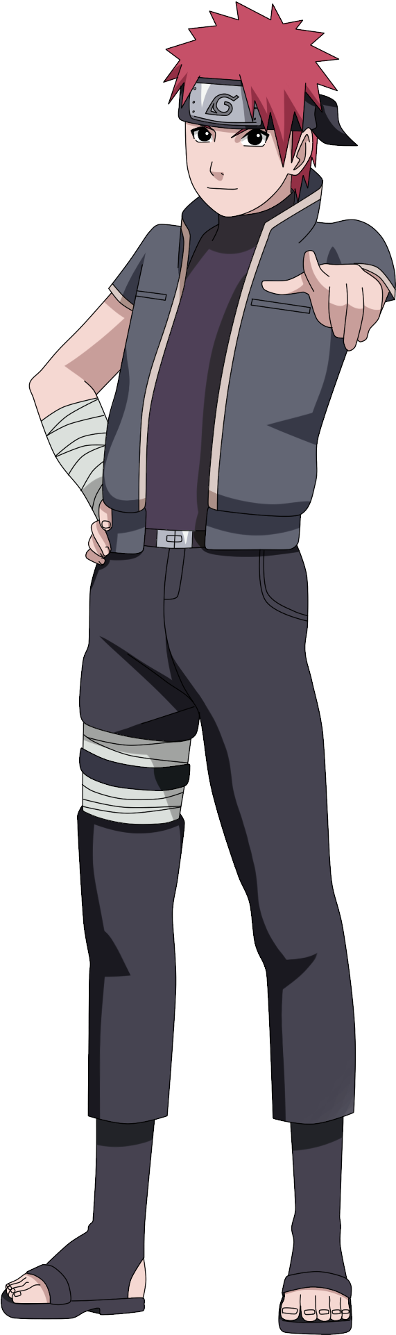 Kazukisakamotofb - Naruto Main Character Ocs (750x2000), Png Download