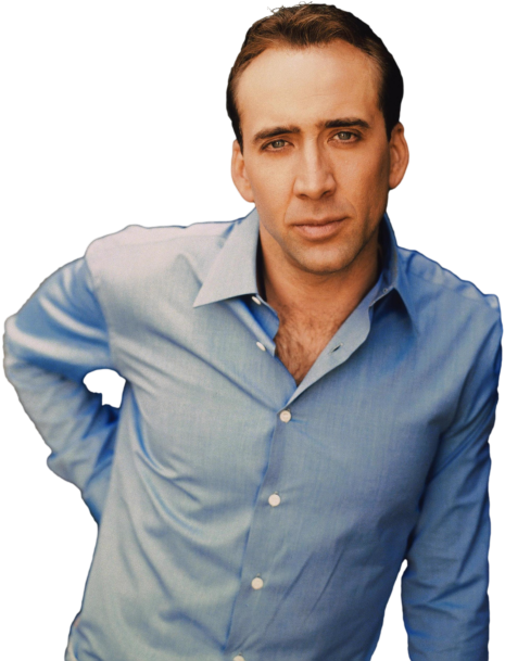 Nicolas Cage Dr Nicolas Cage Png - Nicolas Cage Age 30 (500x619), Png Download