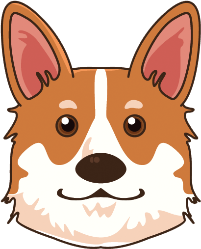 Corgi Emoji & Stickers By Ashwani Singla Vector Free - Corgi Emoji (618x618), Png Download