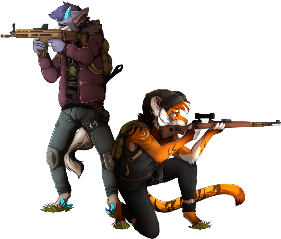 Vector Library Download P By Lordkutta On Deviantart - Sniper Pubg Character Png (1024x780), Png Download