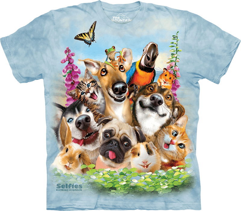 And The Gift For The Person Who Has All The Pets - Pet Selfies From Cats Dogs Bunnies Birds (800x698), Png Download