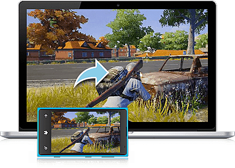 A Phone And A Laptop Displaying The Same Screen From - Pubg Mobile Stream Overlay (458x328), Png Download