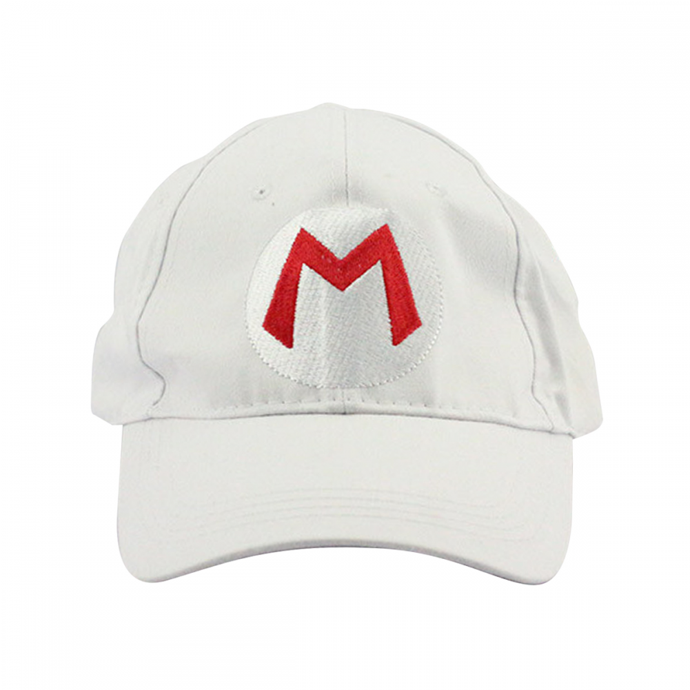 Mario M Logo White Baseball Cap (1000x1231), Png Download