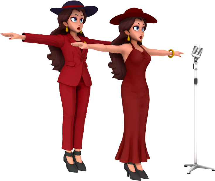 Download Zip Archive - Super Mario Odyssey Pauline (750x650), Png Download
