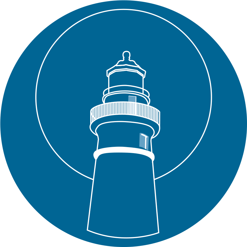 Stlb Logo Outline Of A Lighthouse Inside A Blue Circle - Csa Mark (1080x1080), Png Download