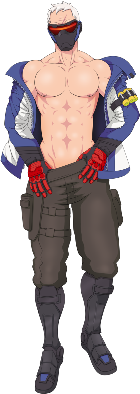Soldier 76 Body Pillow Design By Thegeckoninja-dad4f42 - Soldier 76 Body Pillow (590x1354), Png Download