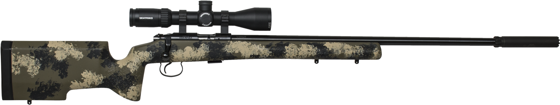 Cz 455 Varmint Precision Trainer Camo - Cz Bolt Action 22 (1920x388), Png Download