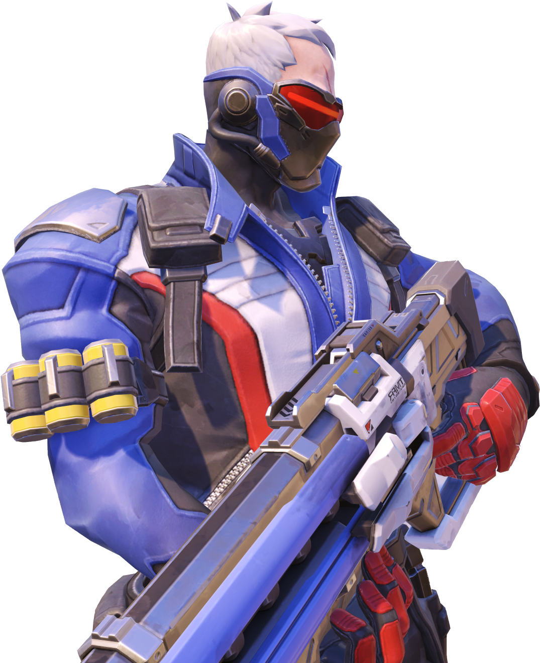 Season 13 Overwatch Boosting - Soldier76 Png (1074x1440), Png Download