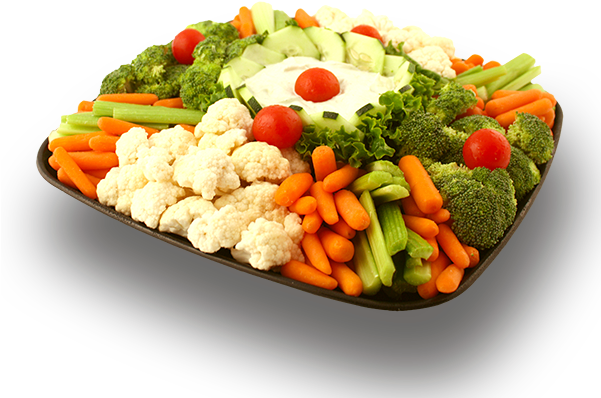 Vegetable Food Plate Png (600x600), Png Download