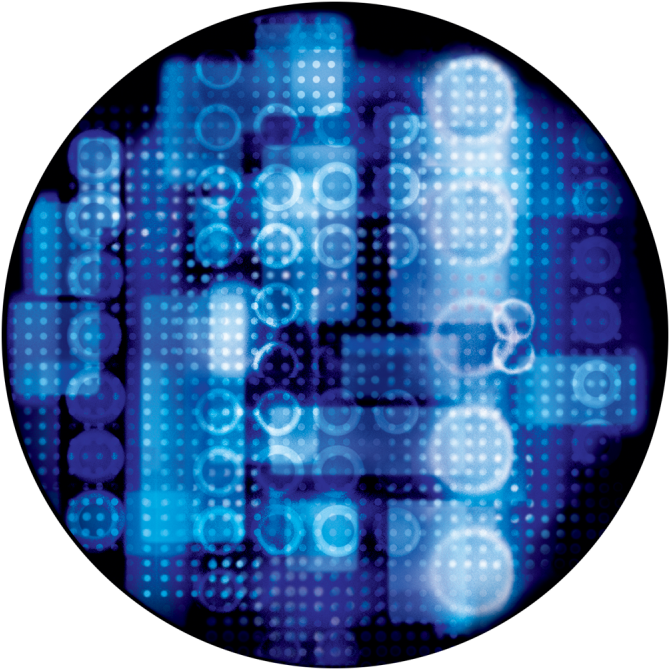 Dotted Matrix - Apollo Dotted Matrix Glass Gobo Cs-0152 (800x800), Png Download
