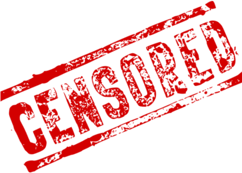 Censored Bar Png Mike's Uncensored Reviews - Censored Stamp Tile Coaster (499x435), Png Download