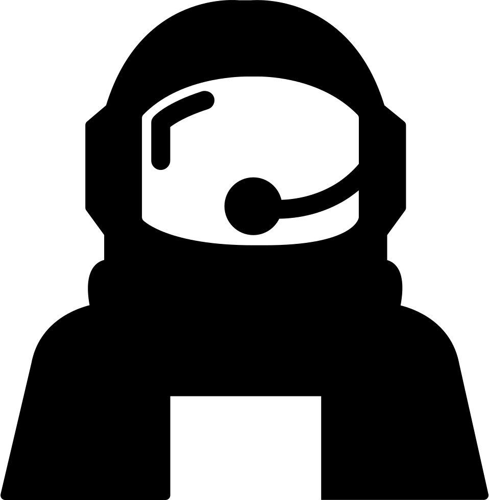 Astronaut Helmet Protection For Outer Space Comments - Astronaut Helmet Icon Png (958x980), Png Download