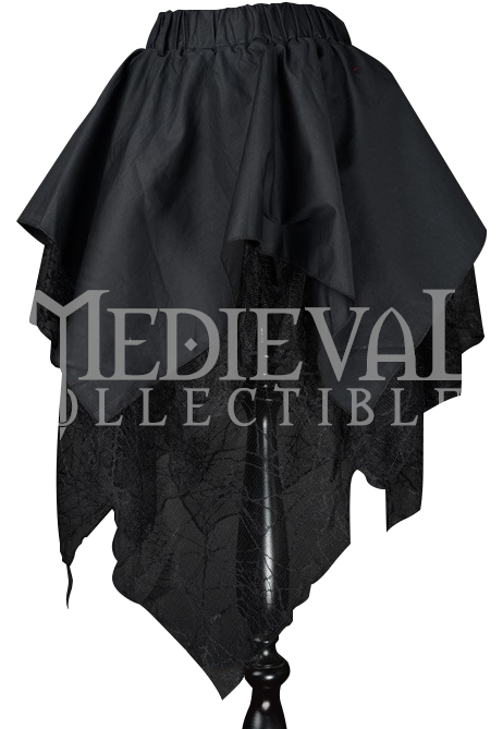 Gothic Black Layered Widow Skirt - Umbrella (668x668), Png Download