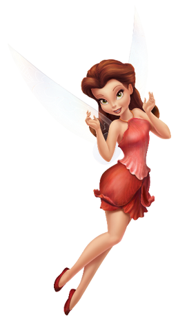 Tinker Bell Clip Art - Disney Fairies Rosetta Png (409x571), Png Download