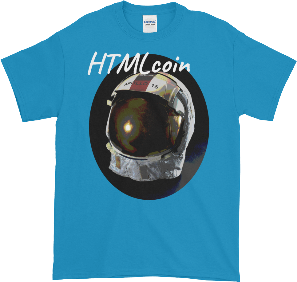 Image Of Htmlcoin Space Helmet - T-shirt (1000x1000), Png Download