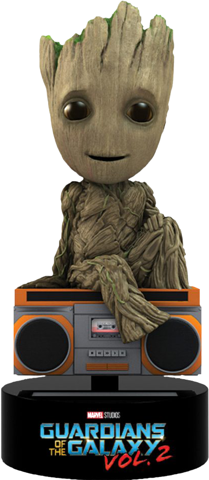 Guardians Of The Galaxy Vol - Neca Guardians Of The Galaxy 2 Body Knocker - Groot (484x1020), Png Download