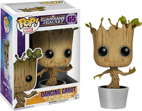 Guardians Of The Galaxy - Dancing Groot Pop (471x367), Png Download